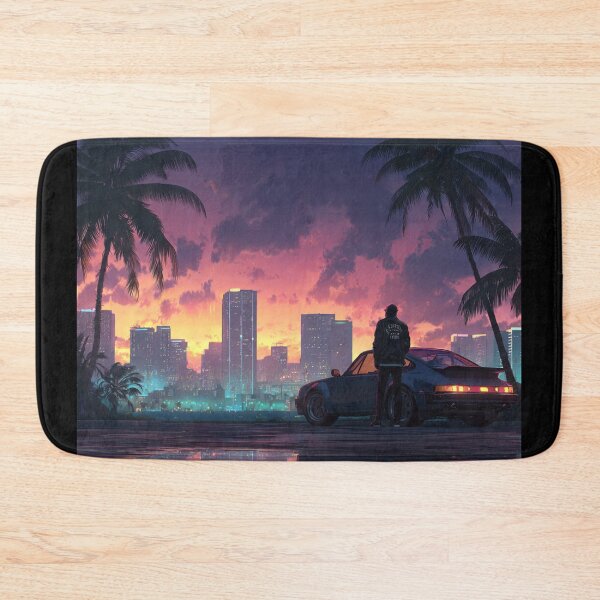 Item preview, Vice City Retro Art Poster v3 designed and sold by Late Theory.