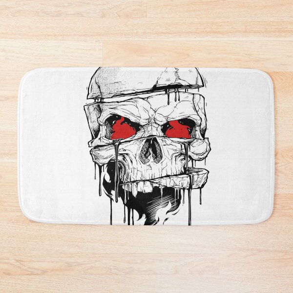 Item preview, Melting Skull Red Eyes Dark Gothic Horror Art designed and sold by Mystic & Celestial Art.