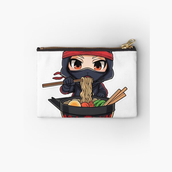 Item preview, Cute Ninja Cat Eating Ramen Noodles designed and sold by Ankushpc.