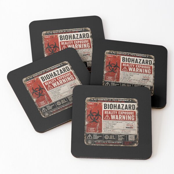 Item preview, SIGNS - Warning Biohazard Reality Exposure Warning  designed and sold by MetusArt.