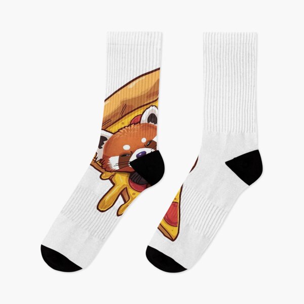 Item preview, Cute Red Panda Sleeping on Pizza Slice designed and sold by Ankushpc.