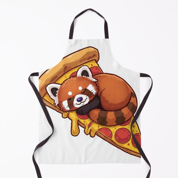 Item preview, Cute Red Panda Sleeping on Pizza Slice designed and sold by Ankushpc.