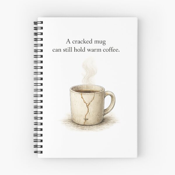 Item preview, A Cracked Mug Can Still Hold Warm Coffee designed and sold by ArtOjed.