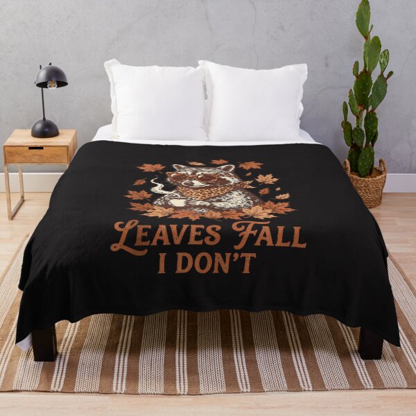 Item preview, Funny Leaves Fall I Don't Raccoon Coffee Lover Autumn Design designed and sold by kiralynstration.