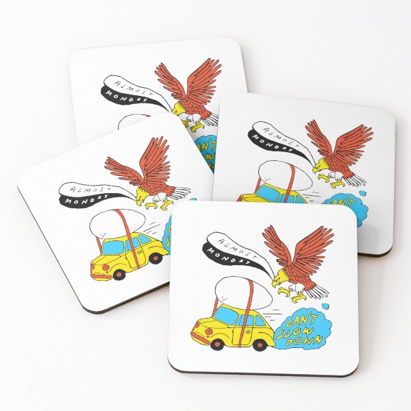 Item preview, Eagle With Yellow Car designed and sold by nerdyygraphic.