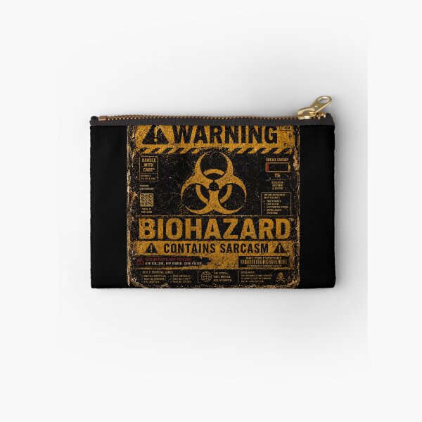 Item preview, SIGNS - Warning Biohazard Contains Sarcasm designed and sold by MetusArt.