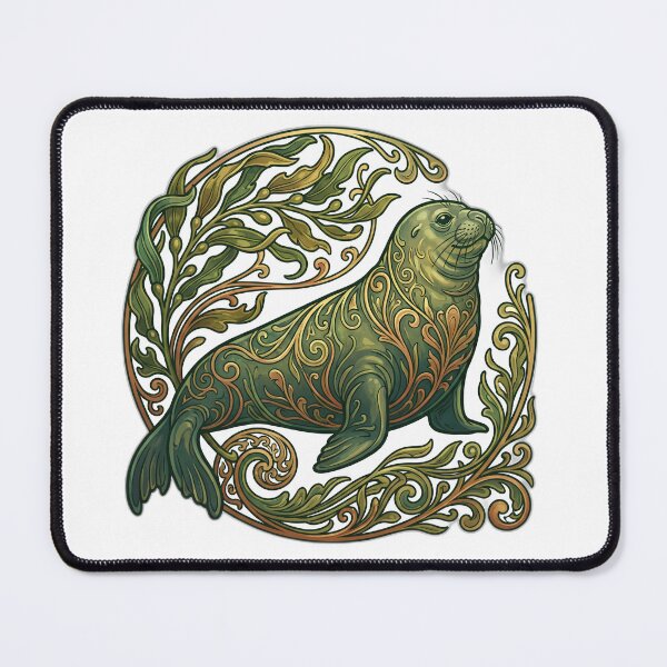Item preview, Art Nouveau Neil the Seal Kelp Crown designed and sold by ryanguas.