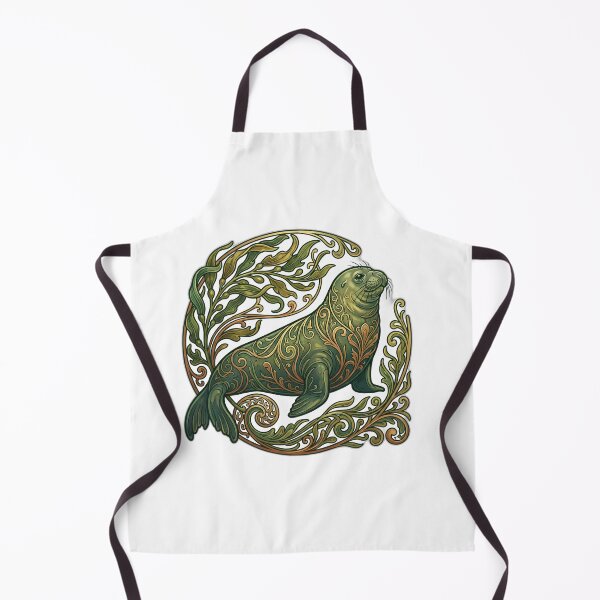 Item preview, Art Nouveau Neil the Seal Kelp Crown designed and sold by ryanguas.