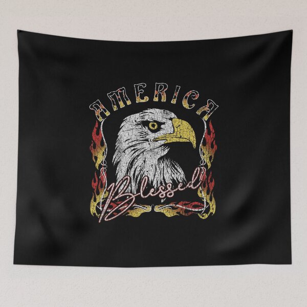 Item preview, America Blessed Patriotic Eagle Flame designed and sold by The secret storage room.