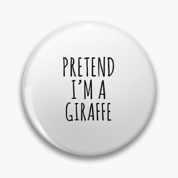 Item preview, Funny Pretend I'm a Giraffe Cute Halloween Animal Costume Design designed and sold by kiralynstration.