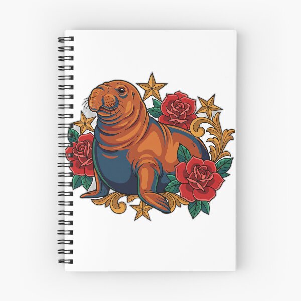 Item preview, Neo Traditional Tattoo Neil the Seal Majestic designed and sold by ryanguas.
