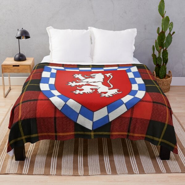 Item preview, Wallace Coat of Arms and Modern Tartan designed and sold by Kirrindy Designs.