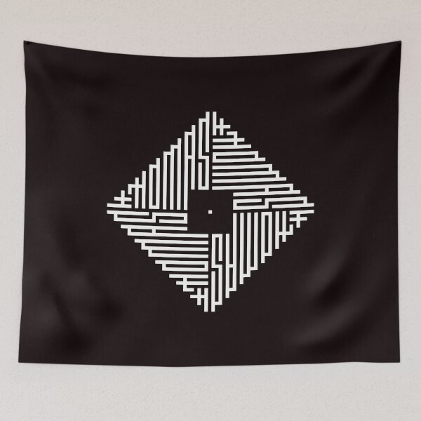 Item preview, THOMAS | White  | Modern Geometric Kufi Calligraphy | From Name to Art   designed and sold by FOR YOUR NAME.