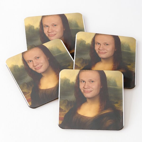 Item preview,  Funny Erling Haaland Mona Lisa Meme Norway Soccer designed and sold by OMITTEROMINOUS.