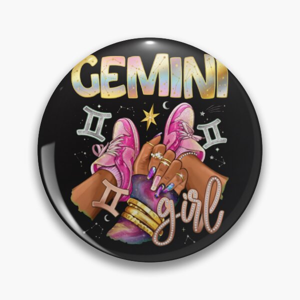 Item preview, Gemini Girl Pink Sneaker Zodiac Style designed and sold by BeckettVisions.