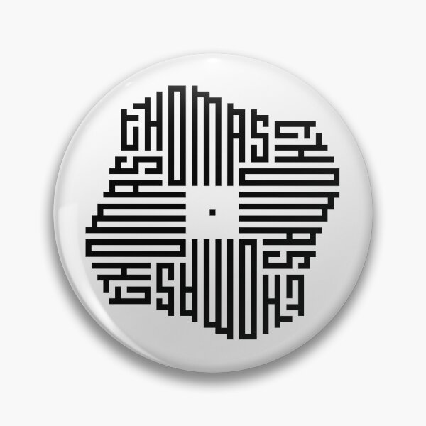 Item preview, THOMAS | Black  | Modern Geometric Kufi Calligraphy | From Name to Art   designed and sold by FOR YOUR NAME.