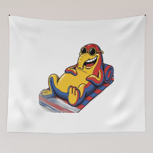 Item preview, Vintage Rubber Hose Neil the Seal Sunbathing designed and sold by ryanguas.