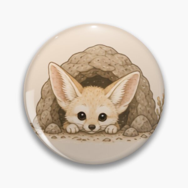 Item preview, Peekaboo Fennec Fox designed and sold by MellowMunchkins.