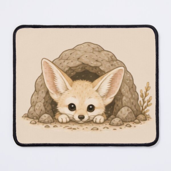 Item preview, Peekaboo Fennec Fox designed and sold by MellowMunchkins.