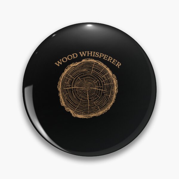 Item preview, Wood Whisperer Vintage Tree Ring Woodworking Craftsman Design designed and sold by msaloyach.