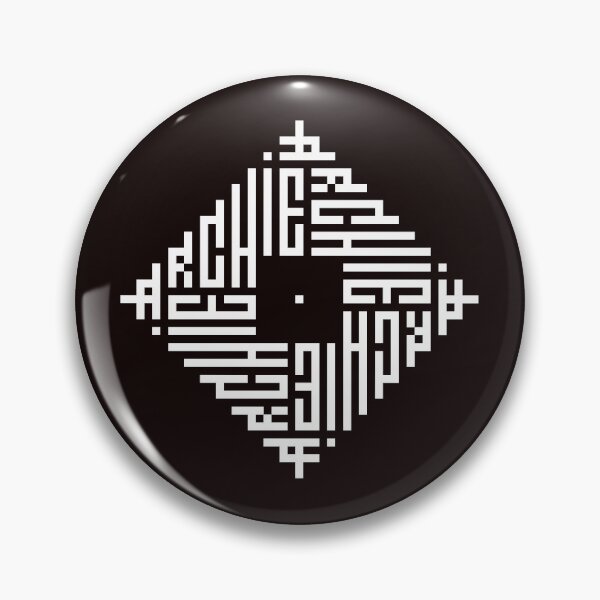 Item preview, ARCHIE | White  | Modern Geometric Kufi Calligraphy | From Name to Art   designed and sold by FOR YOUR NAME.