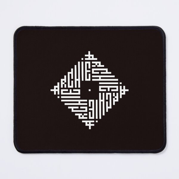 Item preview, ARCHIE | White | Modern Geometric Kufi Calligraphy | From Name to Art designed and sold by FOR YOUR NAME.