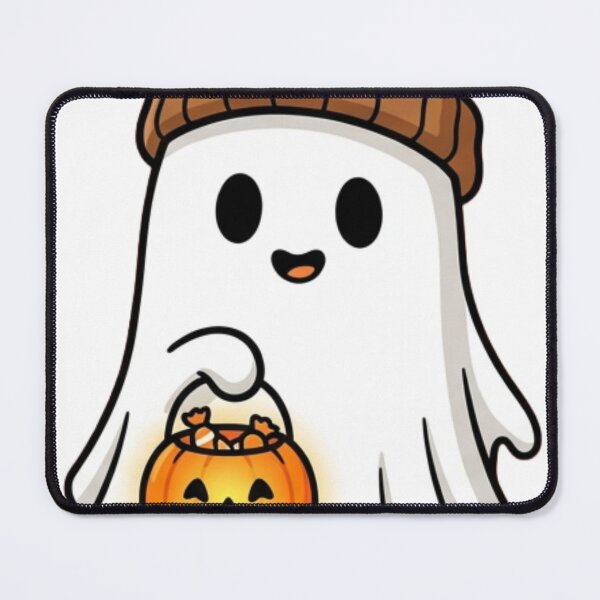 Item preview, Cute Halloween Ghost - Cozy Pumpkin Design designed and sold by ShirtsUp-Lane.