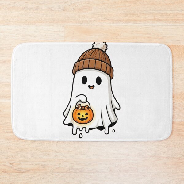 Item preview, Cute Halloween Ghost - Cozy Pumpkin Design designed and sold by ShirtsUp-Lane.