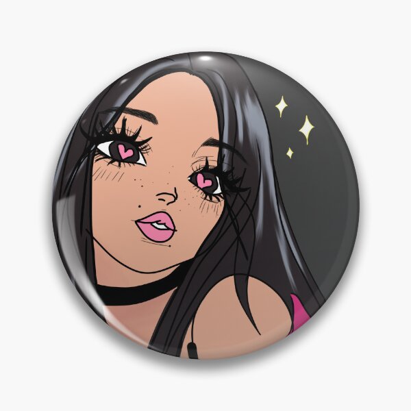 Item preview, Kawaii Anime Girl in Pink | Cute Heart Eyes Coquette Aesthetic Illustration designed and sold by joleyjl.