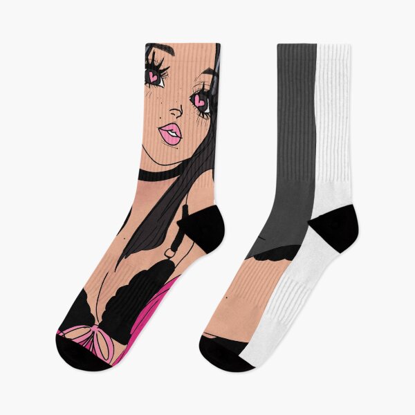 Item preview, Kawaii Anime Girl in Pink | Cute Heart Eyes Coquette Aesthetic Illustration designed and sold by joleyjl.