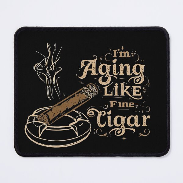 Aperçu de l'œuvre Je vieillis comme un bon cigare créée et vendue par Jusiasw.