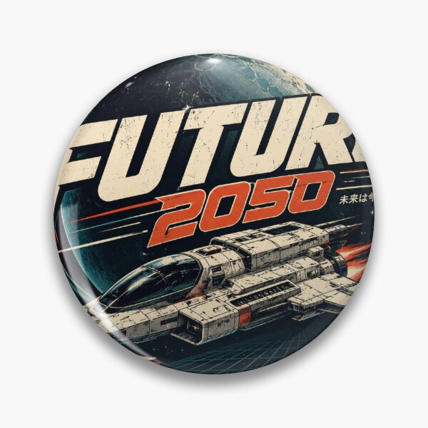 Item preview, Future 2050 Spaceship T-Shirt | Retro Sci-Fi Space Explorer Graphic | Futuristic Vintage Design designed and sold by LarkLeaf.
