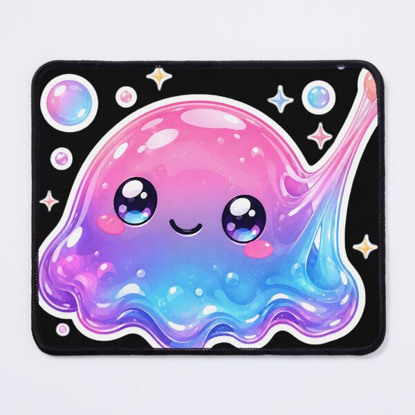 Item preview, Needoh Cute Kawaii Jelly Sticker | Squishy Slime Character | Pastel Aesthetic Glossy Blob Art designed and sold by Bhaskar Digital Art.