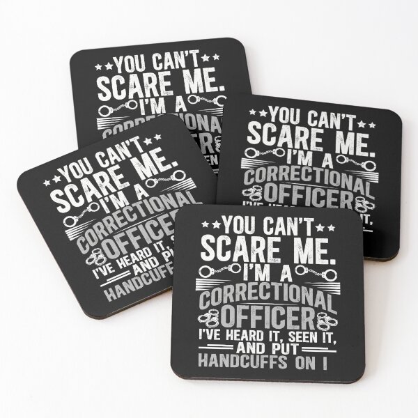 Item preview, You Can't Scare Me I'm A Correctional Officer Funny Job Quote Design designed and sold by msaloyach.