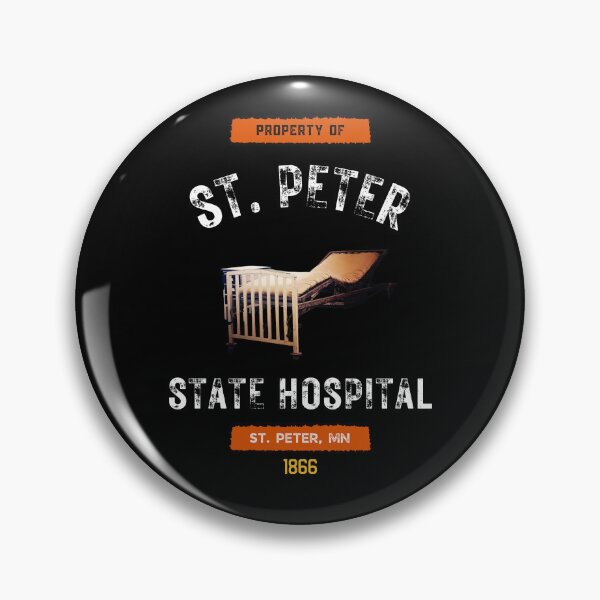Artikelvorschau, Eigentum des St. Peter State Hospital, Souvenir-Stil entworfen und verkauft von GhostlyWorld.