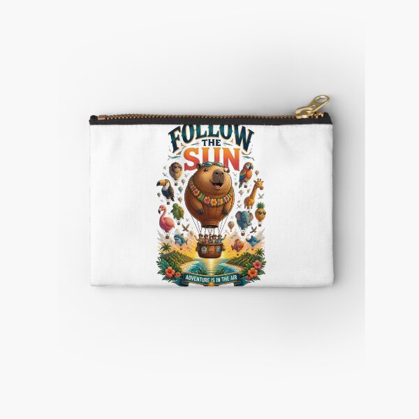 Item preview, Follow The Sun Capybara Balloon designed and sold by Sovereign Supply Co..