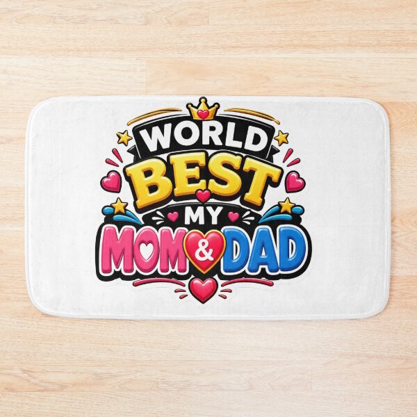 Item preview, World's Best Mom & Dad designed and sold by MR4me.