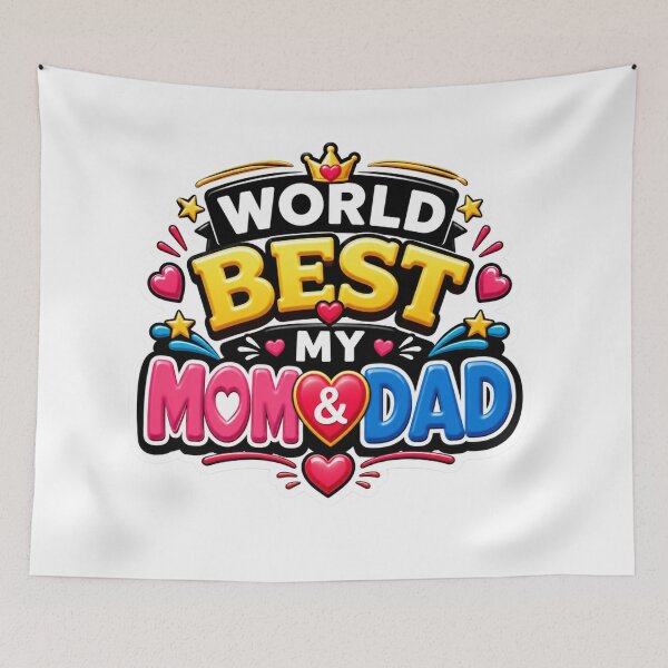 Item preview, World's Best Mom & Dad designed and sold by MR4me.