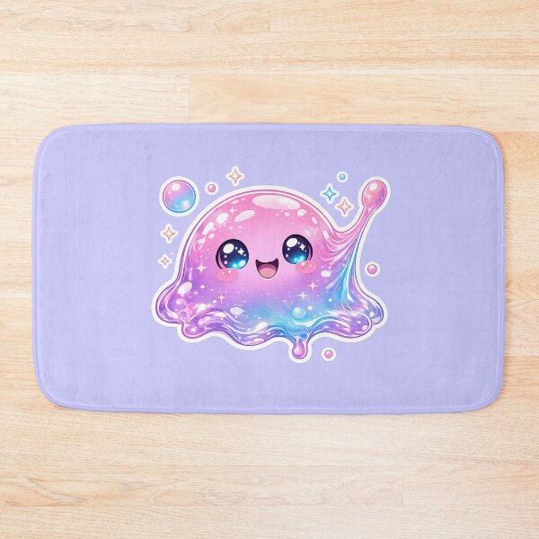 Item preview, Cute Kawaii Jelly Sticker | Happy Needoh Slime Character | Pastel Glossy Squishy Blob Aesthetic designed and sold by Bhaskar Digital Art.