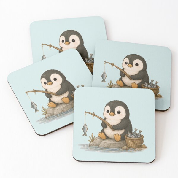 Item preview, Fishing Buddie Penguin designed and sold by MellowMunchkins.