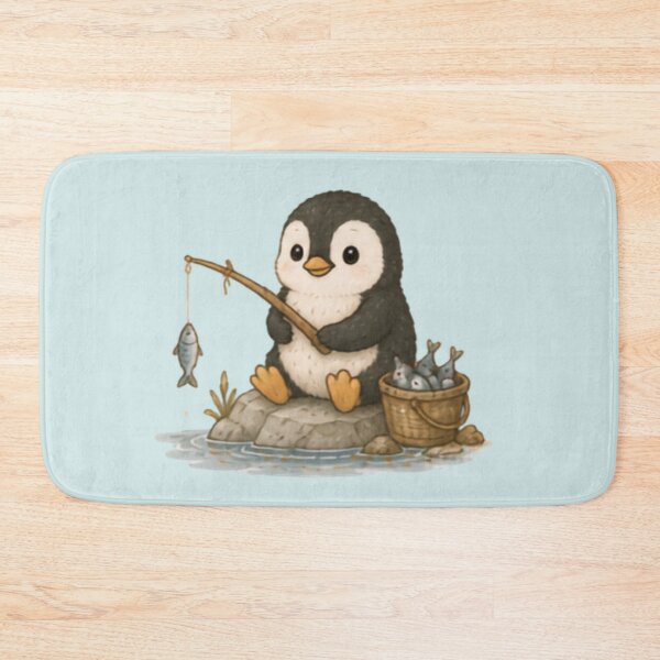 Item preview, Fishing Buddie Penguin designed and sold by MellowMunchkins.