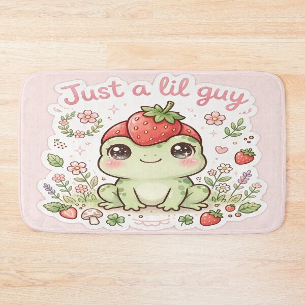 Item preview, Strawberry Frog - Just a lil guy designed and sold by HAYA6395.