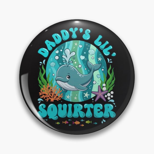 Item preview, Daddy's Lil Squirter Whale Rainbow designed and sold by BeckettVisions.