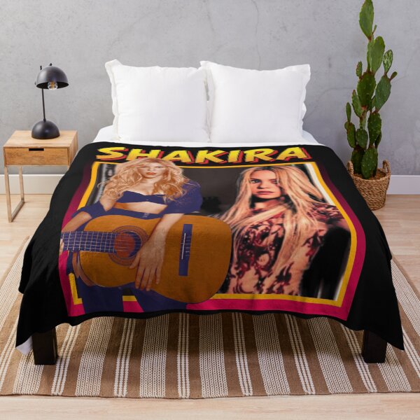 Item preview, Shakira Guitar Pop Art Collage Music Poster designed and sold by Vicky021.