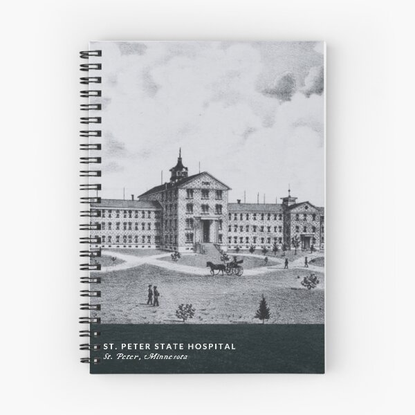 Item preview, St. Peter State Hospital Classic Poster Style designed and sold by GhostlyWorld.