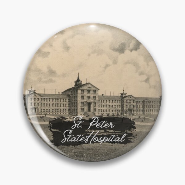 Item preview, St. Peter State Hospital Cursive Caption designed and sold by GhostlyWorld.