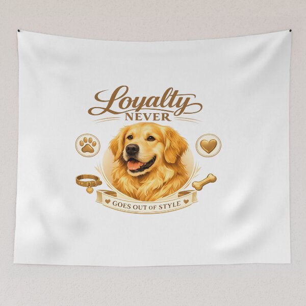 Item preview, Golden Retriever Loyalty Never Goes Out of Style Sticker designed and sold by Sahil Randhawa.