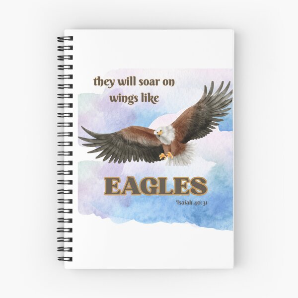 Item preview, Isaiah 40:31 Eagle Christian Design | They Will Soar on Wings Like Eagles | Inspirational Bible Verses | Faith-Based Christian Gift designed and sold by PureHopeStudio.