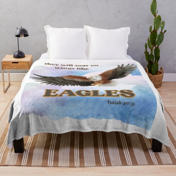 Item preview, Isaiah 40:31 Eagle Christian Design | They Will Soar on Wings Like Eagles | Inspirational Bible Verses | Faith-Based Christian Gift designed and sold by PureHopeStudio.