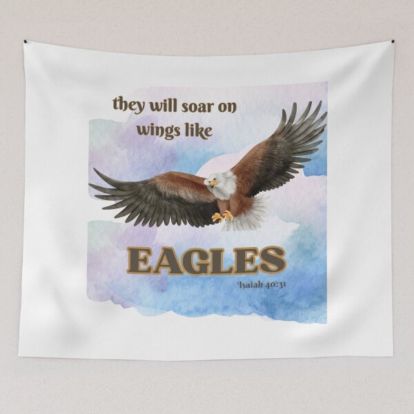 Item preview, Isaiah 40:31 Eagle Christian Design | They Will Soar on Wings Like Eagles | Inspirational Bible Verses | Faith-Based Christian Gift designed and sold by PureHopeStudio.